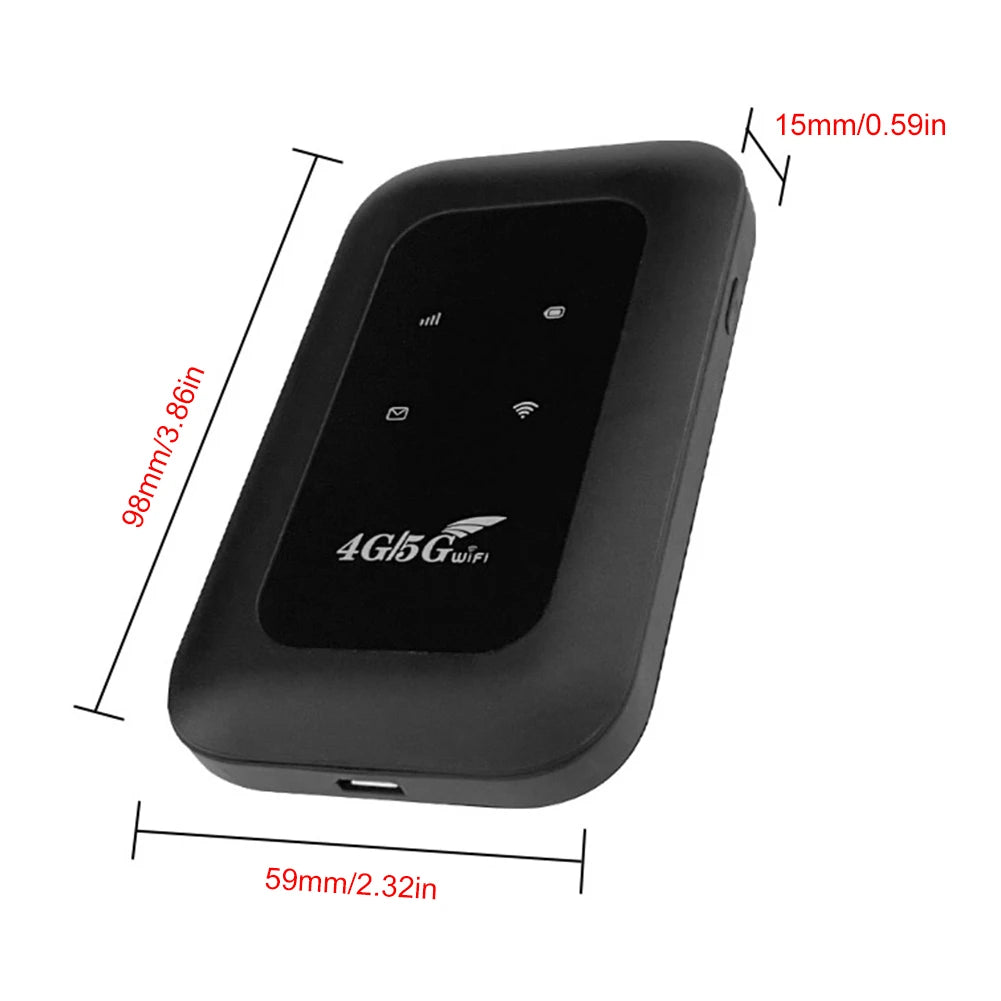 4G LTE Portable WiFi Router – 150Mbps Mobile Hotspot
