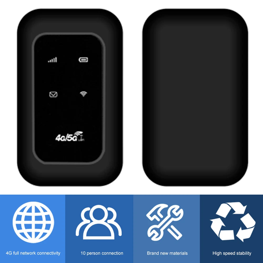 4G LTE Portable WiFi Router – 150Mbps Mobile Hotspot