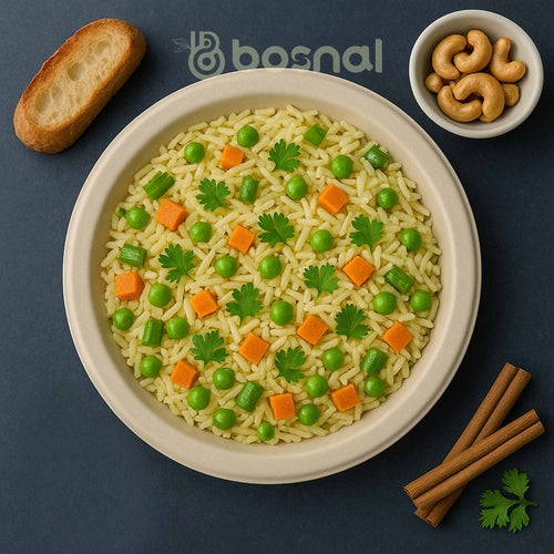 Bosnal – Sugarcane Bagasse Compostable 10 inch & 7 inch Round Plates