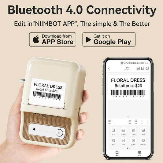 Mini Inkless Sticker Maker for Phone & Laptop