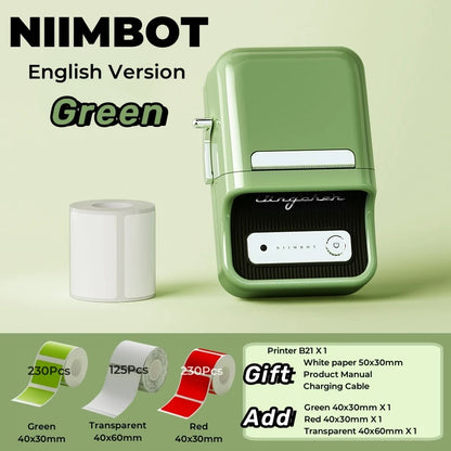NIIMBOT B21 Bluetooth Thermal Label Printer