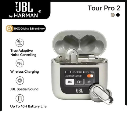 JBL Tour Pro 2 True Wireless Noise-Cancelling Earbuds - MIRKATS