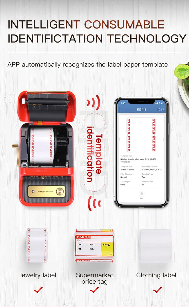 Mini Inkless Sticker Maker for Phone & Laptop