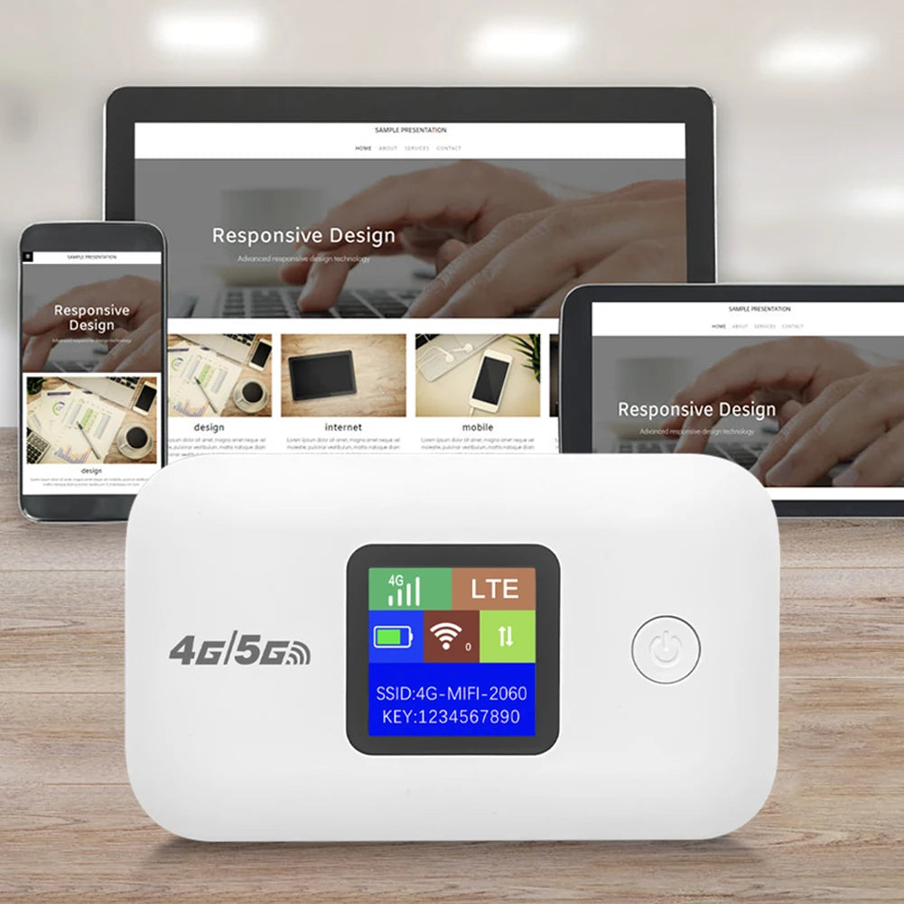 ALLOYSEED 4G LTE Portable WiFi Router