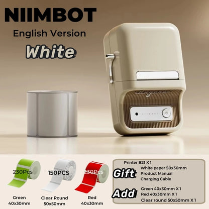 NIIMBOT B21 Bluetooth Thermal Label Printer
