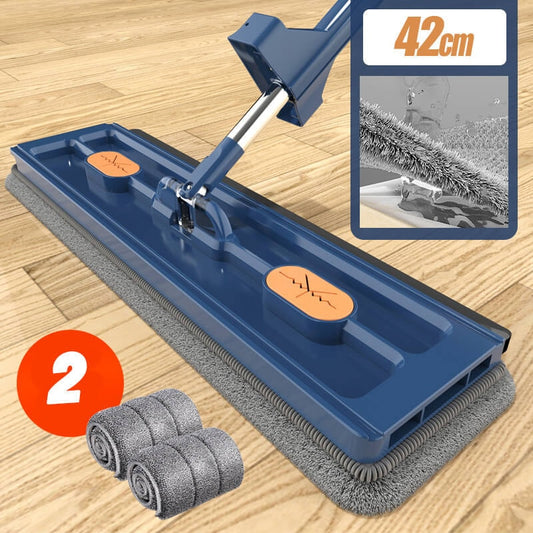 2023 New style large flat mop 360°Rotating Self-contained Dewatering Scraper mop For Home Hardwood Floor Deep Cleaning Mop - MIRKATS