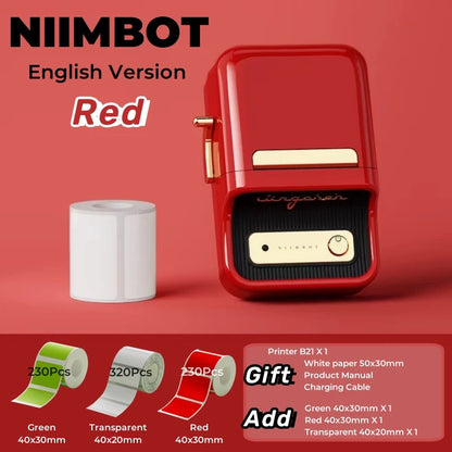 NIIMBOT B21 Bluetooth Thermal Label Printer