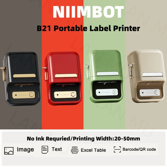 NIIMBOT B21 Bluetooth Thermal Label Printer