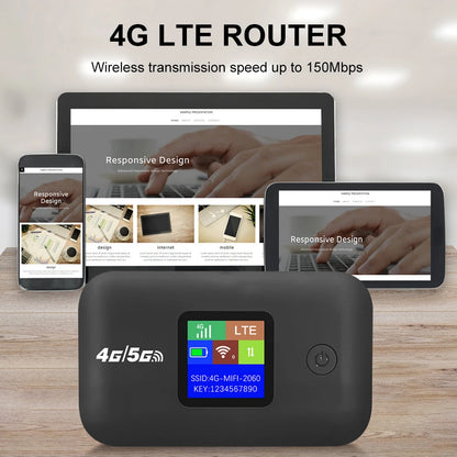 ALLOYSEED 4G LTE Portable WiFi Router