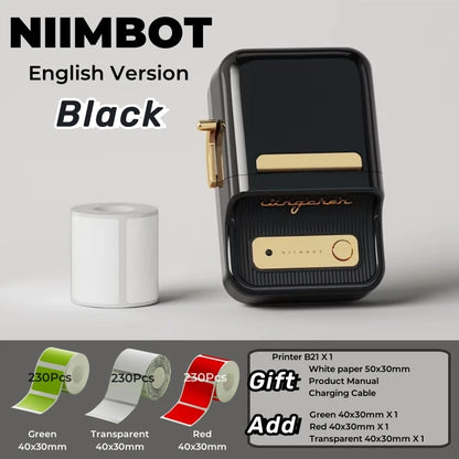 NIIMBOT B21 Bluetooth Thermal Label Printer