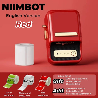 NIIMBOT B21 Bluetooth Thermal Label Printer