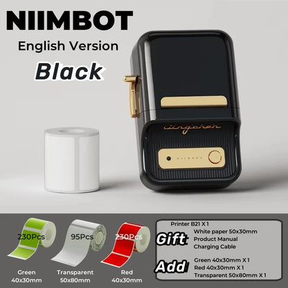 NIIMBOT B21 Bluetooth Thermal Label Printer