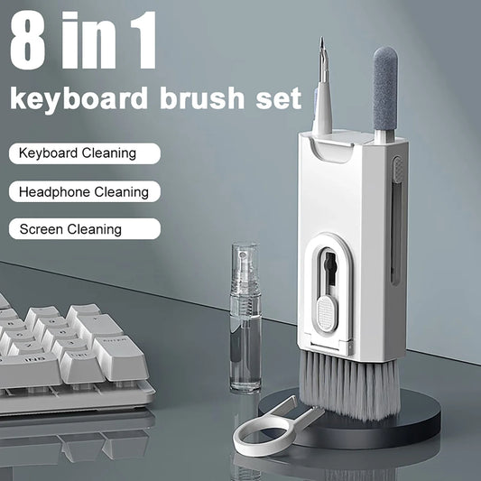 Ultra-Slim 8-in-1 Gadget Cleaning Kit - Precision Care for Electronics - MIRKATS