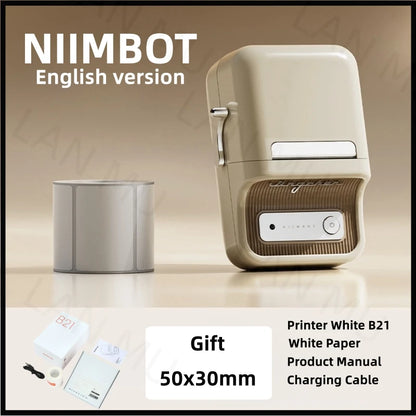 NIIMBOT B21 Bluetooth Thermal Label Printer
