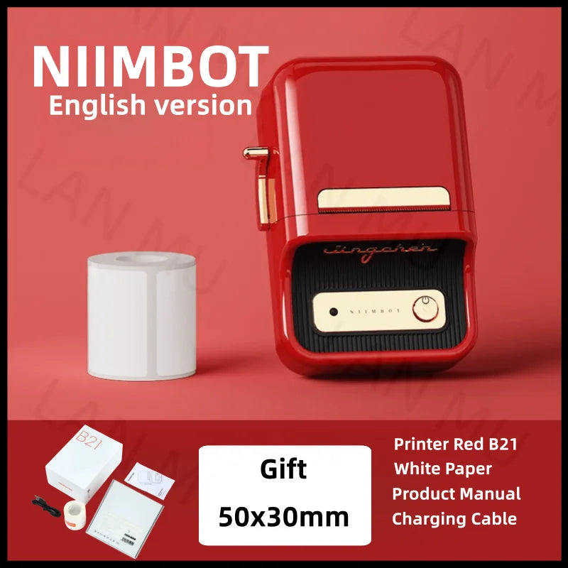 NIIMBOT B21 Bluetooth Thermal Label Printer