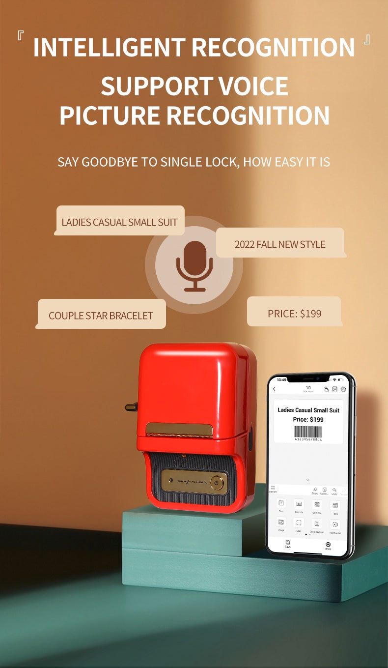 NIIMBOT B21 Bluetooth Thermal Label Printer