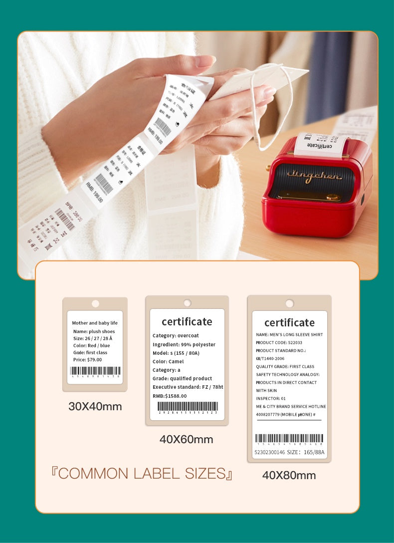 NIIMBOT B21 Bluetooth Thermal Label Printer