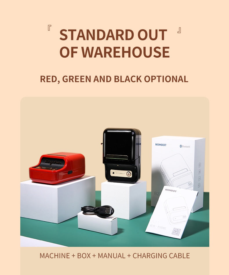 NIIMBOT B21 Bluetooth Thermal Label Printer
