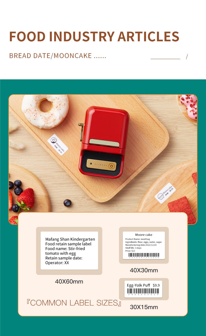 NIIMBOT B21 Bluetooth Thermal Label Printer