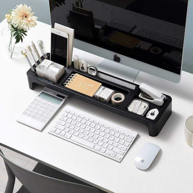 SmartDesk Office Stationery Pen Holder Computer Desk Organizer - MIRKATS